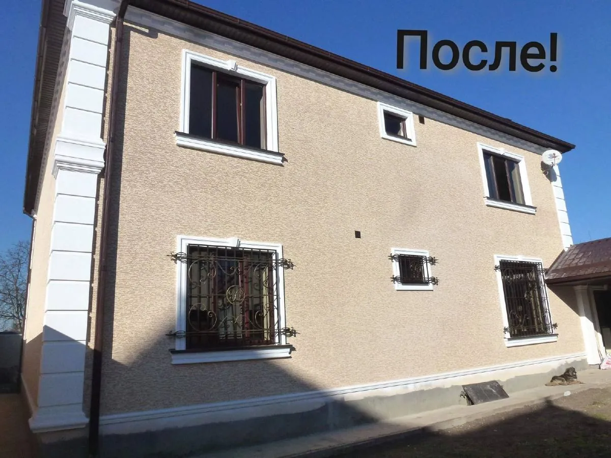 Пример фасада после декоративной отделки 4